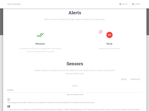 Alerts - simple and concise user interface, context sensitive.